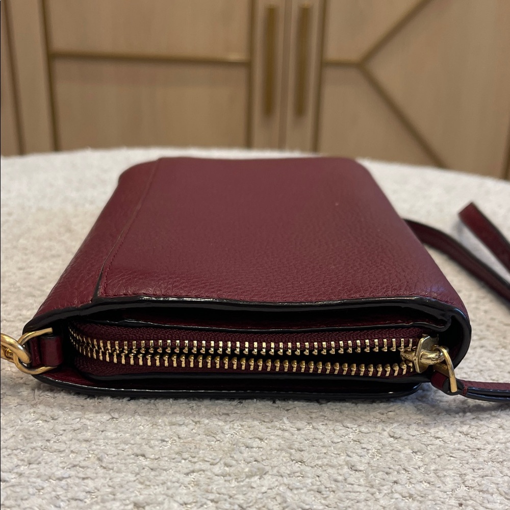 Tory Burch Deep Burgundy Crossbody Bag - Picture 3 of 6